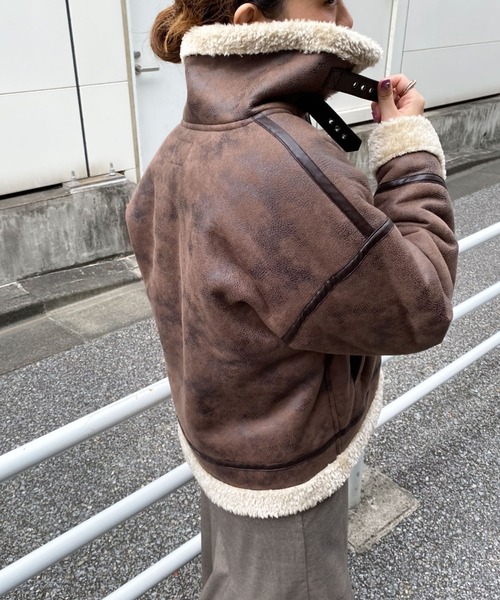 archives（アルシーヴ）の「フライトジャケット（その他アウター・レディース・アイボリー/ブラック/ブラウン・FREE/MEDIUM）」の14枚目の写真