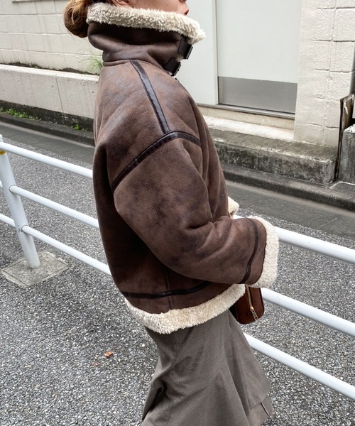 archives（アルシーヴ）の「フライトジャケット（その他アウター・レディース・アイボリー/ブラック/ブラウン・FREE/MEDIUM）」の8枚目の写真