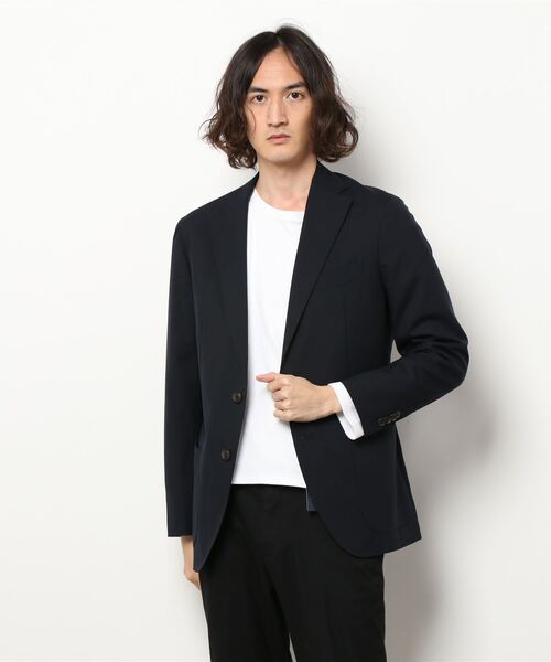 martinique(マルティニーク)の「【men's】martinique gent's REDA ACTIVE ウールテーラードジャケット(テーラードジャケット・メンズ・ネイビー/グレー・L/M/S)」の2枚目の写真