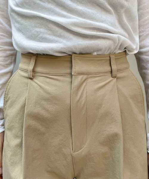 CAPRICIEUX LE'MAGE（カプリシューレマージュ）の「ボンディングハーフパンツ（その他パンツ・レディース・ブラック/ベージュ・FREE）」の11枚目の写真