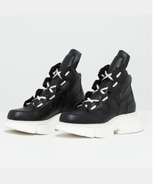 JULIUS ハイカットスニーカー 厚底6cm 817FWM3 サイズ1 女性も可