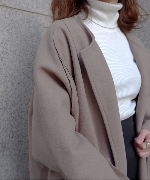 Barista様✨新品タグ付✳️組曲 ノーカラー スプリング ロングコート【2】 Barista様✨新品タグ付✳️組曲 ノーカラー スプリング ロングコート【2】