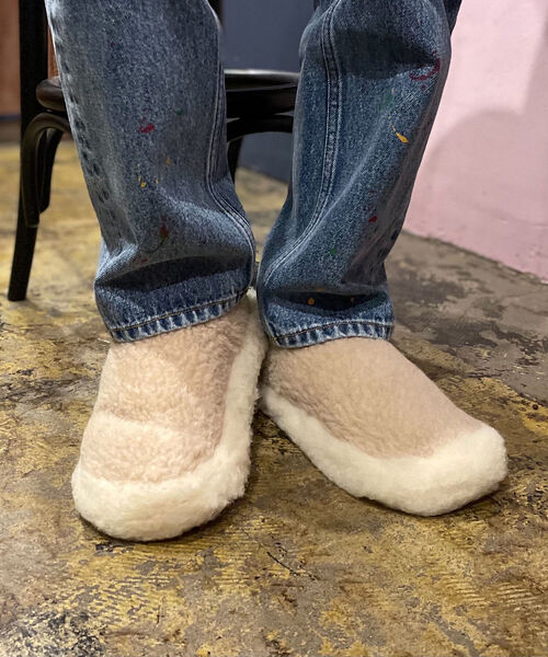 COLD BREAKER（コールドブレーカー）の「【COLDBREAKER/コールドブレーカー】SIBERIAN SLIPPERS ルームシューズ（ルームシューズ/スリッパ・メンズ・チャコールグレー/ダークブラウン/ベージュ・FREE）」の4枚目の写真