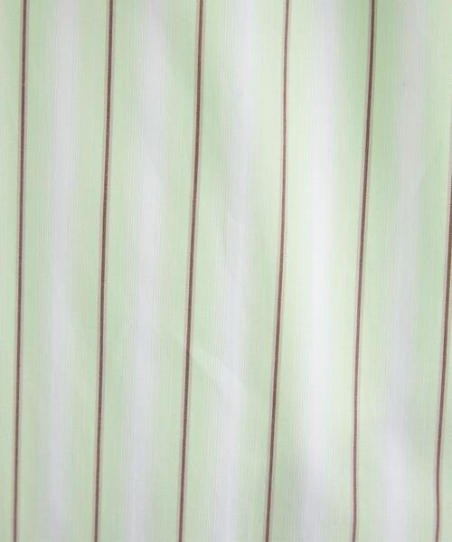 green label relaxing(グリーンレーベルリラクシング)の「タック スリーブ シャツ ワンピース ストライプ(シャツワンピース・レディース・ホワイト/ピンク/ライム・FREE)」の16枚目の写真