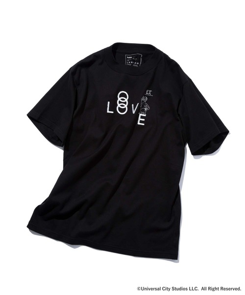 kudos(クードス)の「kudos × E.T. "LOVE"E.T." T-SHIRT(Tシャツ/カットソー・メンズ・ホワイト/ブラック・02/03/01)」の2枚目の写真