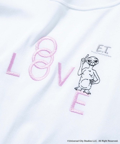 kudos(クードス)の「kudos × E.T. "LOVE"E.T." T-SHIRT(Tシャツ/カットソー・メンズ・ホワイト/ブラック・02/03/01)」の3枚目の写真