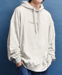 ビッグシルエットプリントパーカー メンズ 長袖フーディ 春服