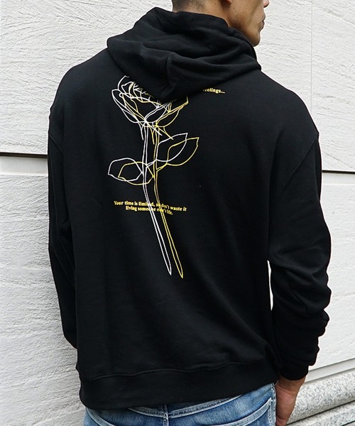 JOKER（ジョーカー）の「ビッグシルエットプリントパーカー メンズ 長袖フーディ 春服（パーカー・メンズ・ホワイト系その他2/ブラック系その他/ブルー系その他2/グレー/ブルー系その他/ブラック/グレー系その他2/グレー系その他/グリーン/ブラック系その他2/グリーン系その他/ネイビー・L/M）」の19枚目の写真