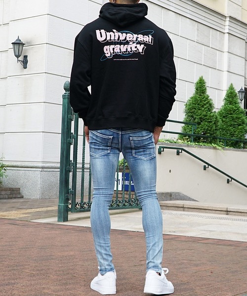 JOKER（ジョーカー）の「ビッグシルエットプリントパーカー メンズ 長袖フーディ 春服（パーカー・メンズ・ホワイト系その他2/ブラック系その他/ブルー系その他2/グレー/ブルー系その他/ブラック/グレー系その他2/グレー系その他/グリーン/ブラック系その他2/グリーン系その他/ネイビー・L/M）」の14枚目の写真