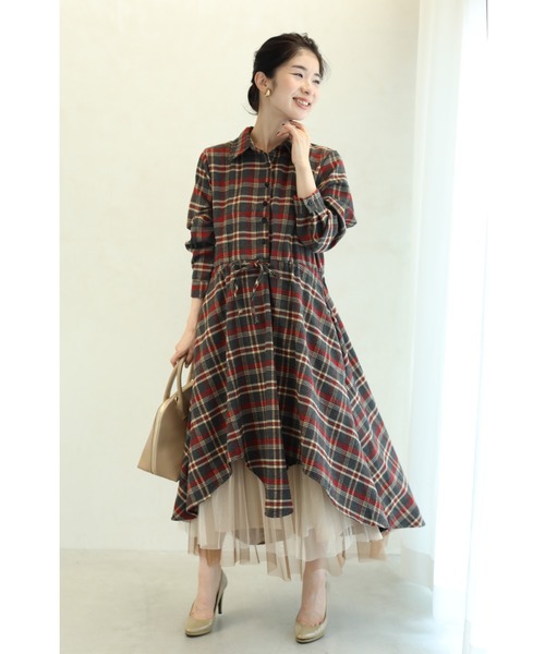冬の街に踊るランダム裾のチェックミディアムワンピース ワンピース Cawaii カワイイ のファッション通販 Zozotown 冬の街に踊るランダム裾のチェックミディアムワンピース ワンピース Cawaii カワイイ のファッション通販 Zozotown