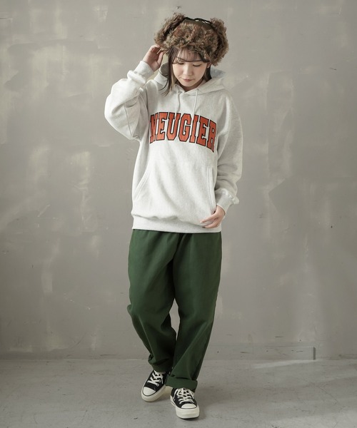 SPINNS（スピンズ）の「NEUGIERカレッジロゴパーカー（パーカー）」 - WEAR