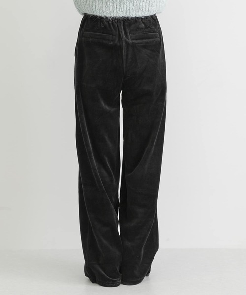 AMOMENTO(アモーメント)の「AMOMENTO velours pants(その他パンツ・レディース・ブラック・1)」の7枚目の写真