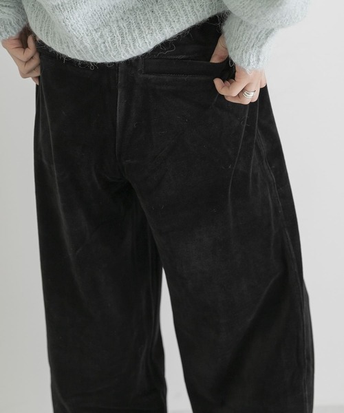AMOMENTO(アモーメント)の「AMOMENTO velours pants(その他パンツ・レディース・ブラック・1)」の10枚目の写真