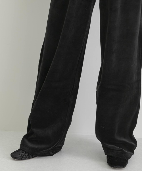 AMOMENTO(アモーメント)の「AMOMENTO velours pants(その他パンツ・レディース・ブラック・1)」の11枚目の写真