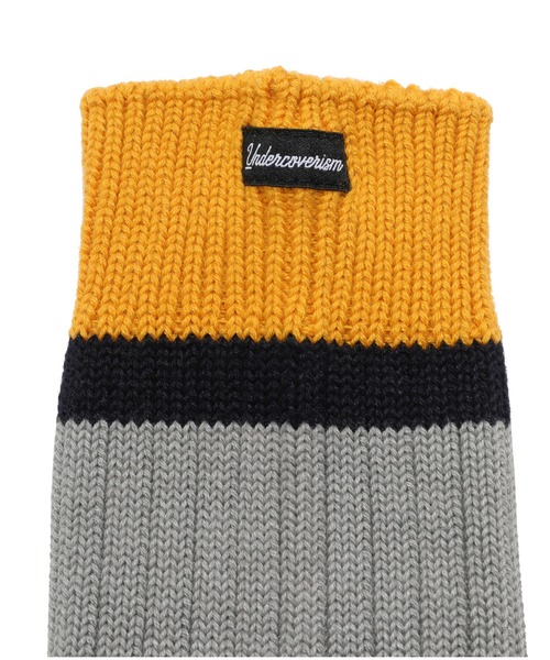 Undercoverism（アンダーカバイズム）の「UI1B4L01（ソックス/靴下・メンズ・ホワイト/ブラック/グレー・FREE）」の4枚目の写真