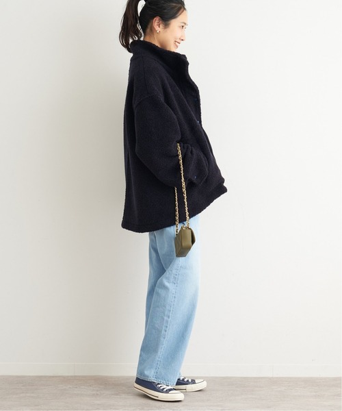 FRAMeWORK（フレームワーク）の「ボアスタンドブルゾン◆（ブルゾン・レディース・ベージュ/ネイビー・FREE）」の19枚目の写真