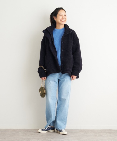 FRAMeWORK（フレームワーク）の「ボアスタンドブルゾン◆（ブルゾン・レディース・ベージュ/ネイビー・FREE）」の18枚目の写真