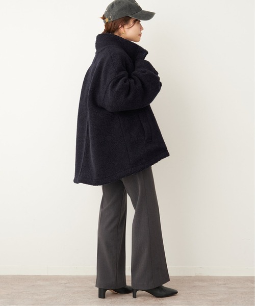 FRAMeWORK（フレームワーク）の「ボアスタンドブルゾン◆（ブルゾン・レディース・ベージュ/ネイビー・FREE）」の16枚目の写真