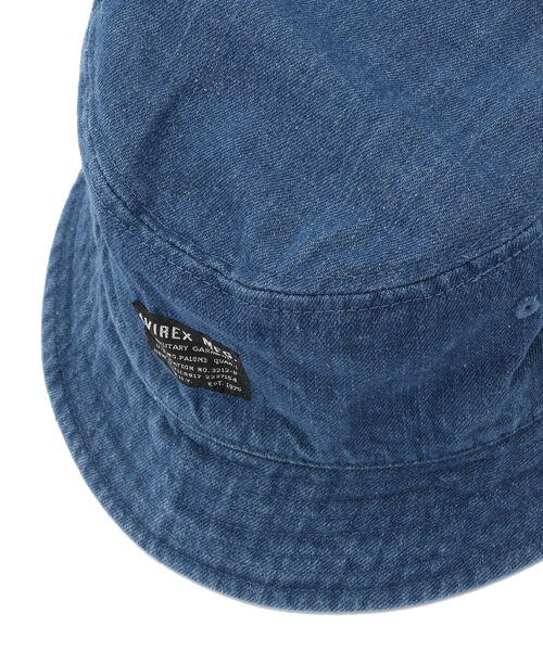 AVIREX（アヴィレックス）の「【WEB&DEPT限定】バケット ハット / BUCKET HAT / アヴィレックス / AVIREX（ハット・メンズ・ブラック/オフホワイト/タン/インディゴブルー・FREE）」の9枚目の写真