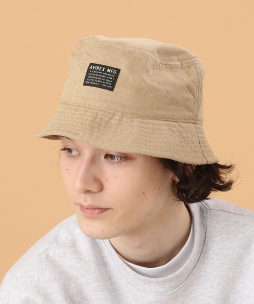 AVIREX（アヴィレックス）の「【WEB&DEPT限定】バケット ハット / BUCKET HAT / アヴィレックス / AVIREX（ハット・メンズ・ブラック/オフホワイト/タン/インディゴブルー・FREE）」の14枚目の写真