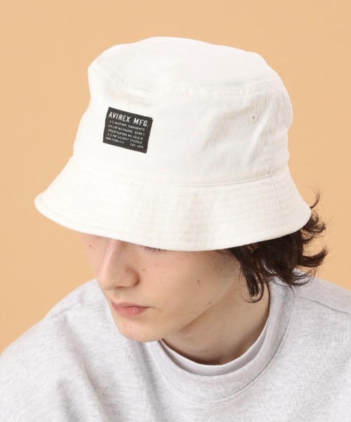 AVIREX（アヴィレックス）の「【WEB&DEPT限定】バケット ハット / BUCKET HAT / アヴィレックス / AVIREX（ハット・メンズ・ブラック/オフホワイト/タン/インディゴブルー・FREE）」の12枚目の写真