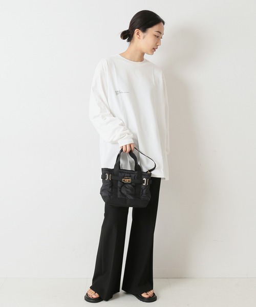 sita parantica(シータパランティカ)の「《別注》【SITA PARANTICA/シータパランティカ】ベッチュウ TOTE RP S:バッグ◆(トートバッグ・レディース・ブラック/カーキ・FREE)」の3枚目の写真