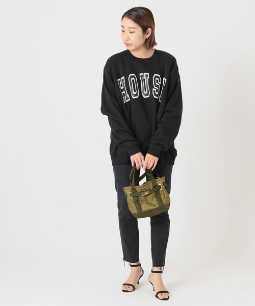 sita parantica(シータパランティカ)の「《別注》【SITA PARANTICA/シータパランティカ】ベッチュウ TOTE RP S:バッグ◆(トートバッグ・レディース・ブラック/カーキ・FREE)」の9枚目の写真