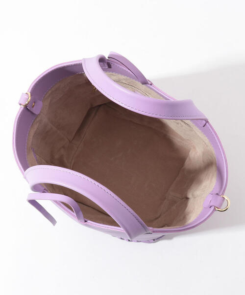 TOMORROWLAND （トゥモローランド）の「CHRISTIAN VILLA ショルダートートバッグ（トートバッグ・レディース・ホワイト/ライトパープル・FREE）」の5枚目の写真