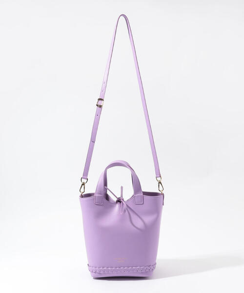 TOMORROWLAND （トゥモローランド）の「CHRISTIAN VILLA ショルダートートバッグ（トートバッグ・レディース・ホワイト/ライトパープル・FREE）」の3枚目の写真