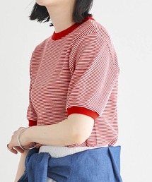 Healthknit | Healthknit / ヘルスニット 別注 ワッフルボーダーリンガーTシャツ(Tシャツ/カットソー)