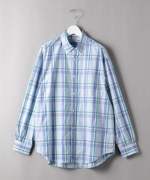BEAUTY&YOUTH UNITED ARROWS（ビューティーアンドユースユナイテッドアローズ）の「BY マドラスチェック ボタンダウン シャツ（シャツ/ブラウス・メンズ・ダークグリーン/オレンジ/コバルトブルー・S/M/L/XL）」の19枚目の写真