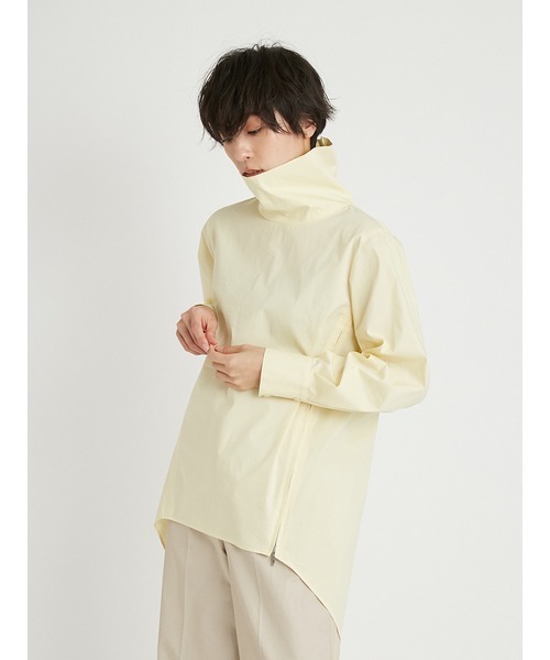 styling/(スタイリング)の「スタンドカラーシャツ(シャツ/ブラウス・レディース・ホワイト/イエロー/ベージュ・FREE)」の1枚目の写真