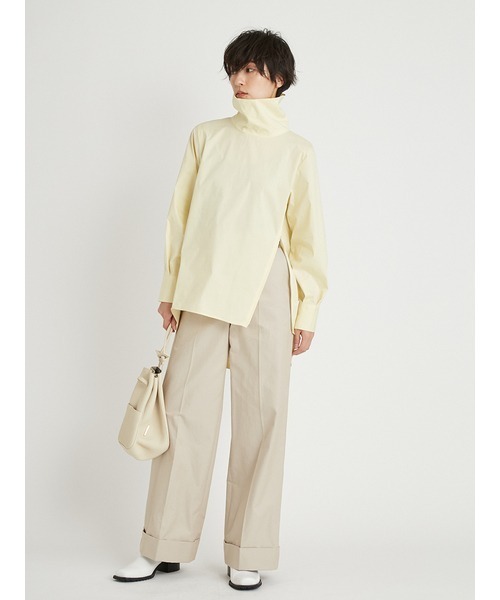 styling/(スタイリング)の「スタンドカラーシャツ(シャツ/ブラウス・レディース・ホワイト/イエロー/ベージュ・FREE)」の10枚目の写真