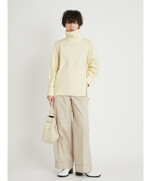 styling/(スタイリング)の「スタンドカラーシャツ(シャツ/ブラウス・レディース・ホワイト/イエロー/ベージュ・FREE)」の11枚目の写真
