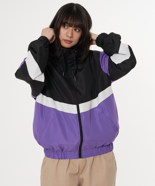 Blue Standard （ブルースタンダード）の「【BLUE STANDARD／ブルースタンダード】撥水 切り替えブルゾン ナイロンパーカー（ナイロンジャケット・メンズ・チャコールグレー/パープル/ブルー/グリーン/グレー系その他/パープル系その他・MEDIUM/LARGE/X-LARGE）」の5枚目の写真