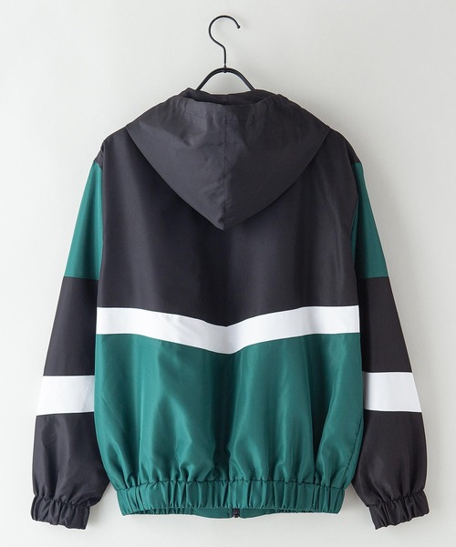 Blue Standard （ブルースタンダード）の「【BLUE STANDARD／ブルースタンダード】撥水 切り替えブルゾン ナイロンパーカー（ナイロンジャケット・メンズ・チャコールグレー/パープル/ブルー/グリーン/グレー系その他/パープル系その他・MEDIUM/LARGE/X-LARGE）」の11枚目の写真