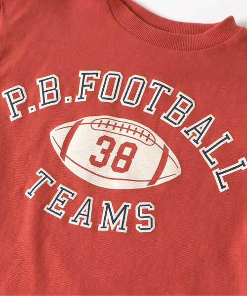 BREEZE(ブリーズ)の「/カレッジ2PセットTシャツ(Tシャツ/カットソー・キッズ・ベージュ/チャコール/レッド/サックスブルー・130/140/150/90/100/110/120)」の8枚目の写真