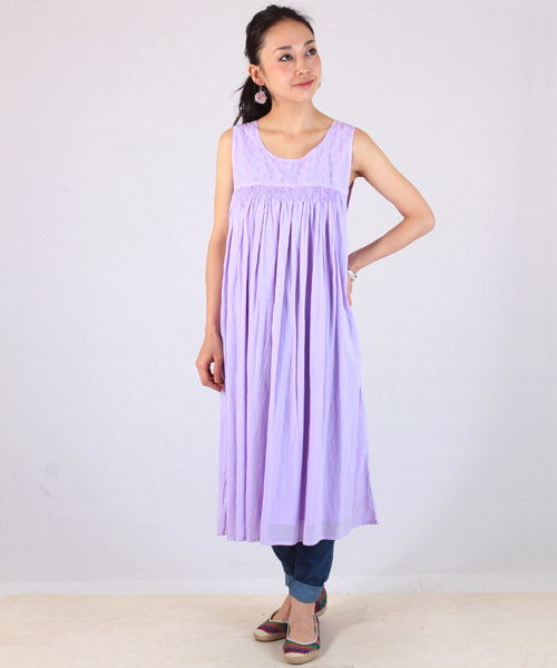 チャイハネ(チャイハネ)の「【チャイハネ】スモーネワンピース(ワンピース・レディース・ブラック/パープル/ホワイト/レッド/イエロー系その他/ライトグリーン/ミント/スカイブルー/ライトピンク/イエロー/ラベンダー/ライトパープル/ブルー/ネイビー/ピンク/サーモンピンク/レモンイエロー/ライトブルー/ブラック×ブラック・FREE)」の11枚目の写真