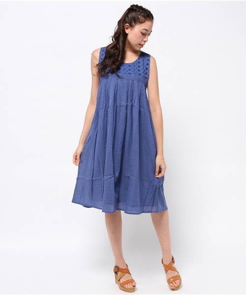 チャイハネ(チャイハネ)の「【チャイハネ】スモーネワンピース(ワンピース・レディース・ブラック/パープル/ホワイト/レッド/イエロー系その他/ライトグリーン/ミント/スカイブルー/ライトピンク/イエロー/ラベンダー/ライトパープル/ブルー/ネイビー/ピンク/サーモンピンク/レモンイエロー/ライトブルー/ブラック×ブラック・FREE)」の21枚目の写真