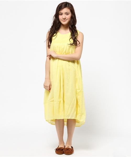 チャイハネ(チャイハネ)の「【チャイハネ】スモーネワンピース(ワンピース・レディース・ブラック/パープル/ホワイト/レッド/イエロー系その他/ライトグリーン/ミント/スカイブルー/ライトピンク/イエロー/ラベンダー/ライトパープル/ブルー/ネイビー/ピンク/サーモンピンク/レモンイエロー/ライトブルー/ブラック×ブラック・FREE)」の22枚目の写真