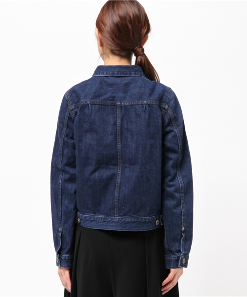 LOUNGEDRESS（ラウンジドレス）の「デニムGジャン（デニムジャケット・レディース・インディゴブルー・ﾌﾘ-）」の12枚目の写真