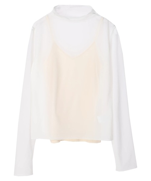 DURAS(デュラス)の「ボートネックシアートップス(Tシャツ/カットソー・レディース・ブラック/ホワイト・FREE)」の2枚目の写真