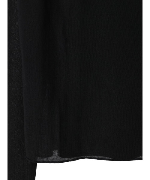 DURAS(デュラス)の「ボートネックシアートップス(Tシャツ/カットソー・レディース・ブラック/ホワイト・FREE)」の9枚目の写真