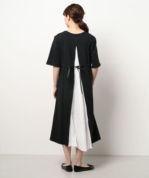 バックスリットロングシャツドレス CHUU(チュー)バックスリットロングシャツdress[品番