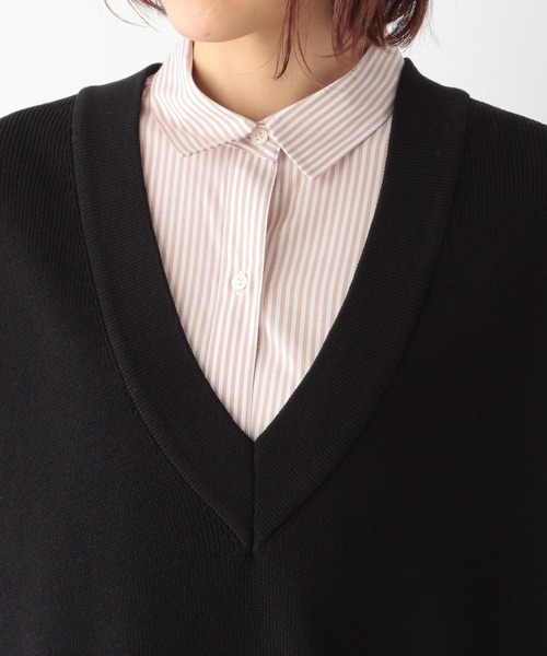 GLOBAL WORK（グローバルワーク）の「サイドベルトベスト/262126（ベスト・レディース・ブラック/アイボリー/グリーン系その他・FREE）」の15枚目の写真