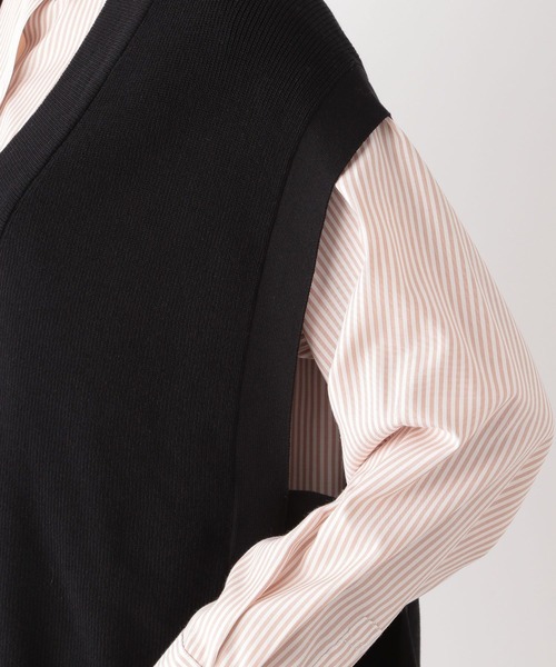 GLOBAL WORK（グローバルワーク）の「サイドベルトベスト/262126（ベスト・レディース・ブラック/アイボリー/グリーン系その他・FREE）」の16枚目の写真