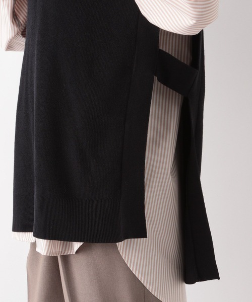 GLOBAL WORK（グローバルワーク）の「サイドベルトベスト/262126（ベスト・レディース・ブラック/アイボリー/グリーン系その他・FREE）」の17枚目の写真