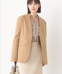 TRストレッチ ノーカラージャケット