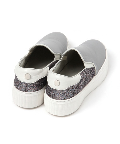 Mazell（マゼル）の「Mazell  / 厚底ライトスリッポン2（スリッポン・レディース・グレー/オフホワイト・36/40/38/35/39/37）」の22枚目の写真