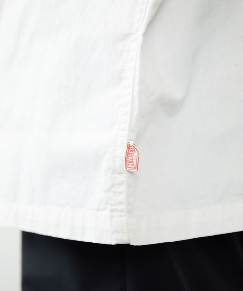 HINSON（ヒンソン）の「HINSON/ヒンソン ドットボタンシャツ ショートスリーブ/ノーカラー（シャツ/ブラウス・メンズ・ホワイト/オフホワイト/ホワイト系その他/ブラック/ブラック系その他・MEDIUM/LARGE）」の11枚目の写真